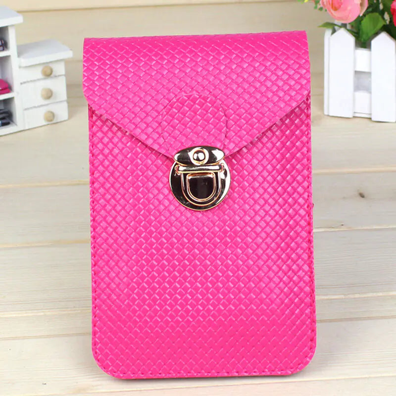 Fashionista Mini Cellphone Crossbody Purses in 11 Colors
