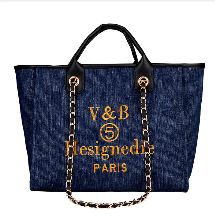 Canvas Tote Bag - Fashionable Shoulder Bag for Travel