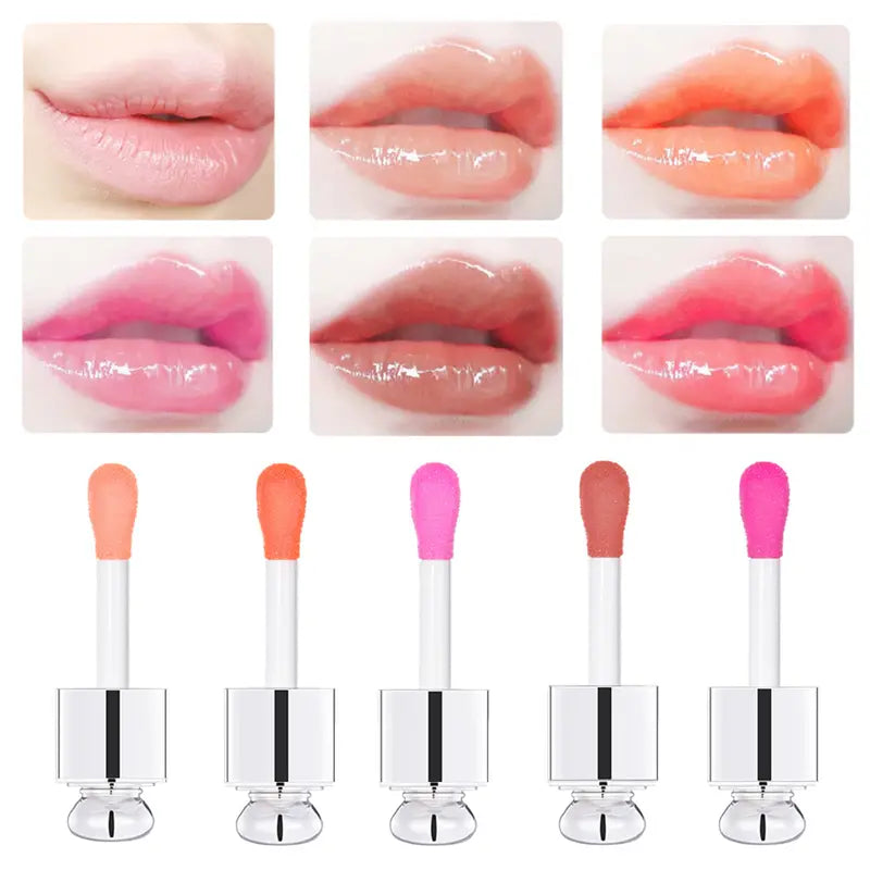 5-Color Lightweight Plumping Lip Oil & Gloss